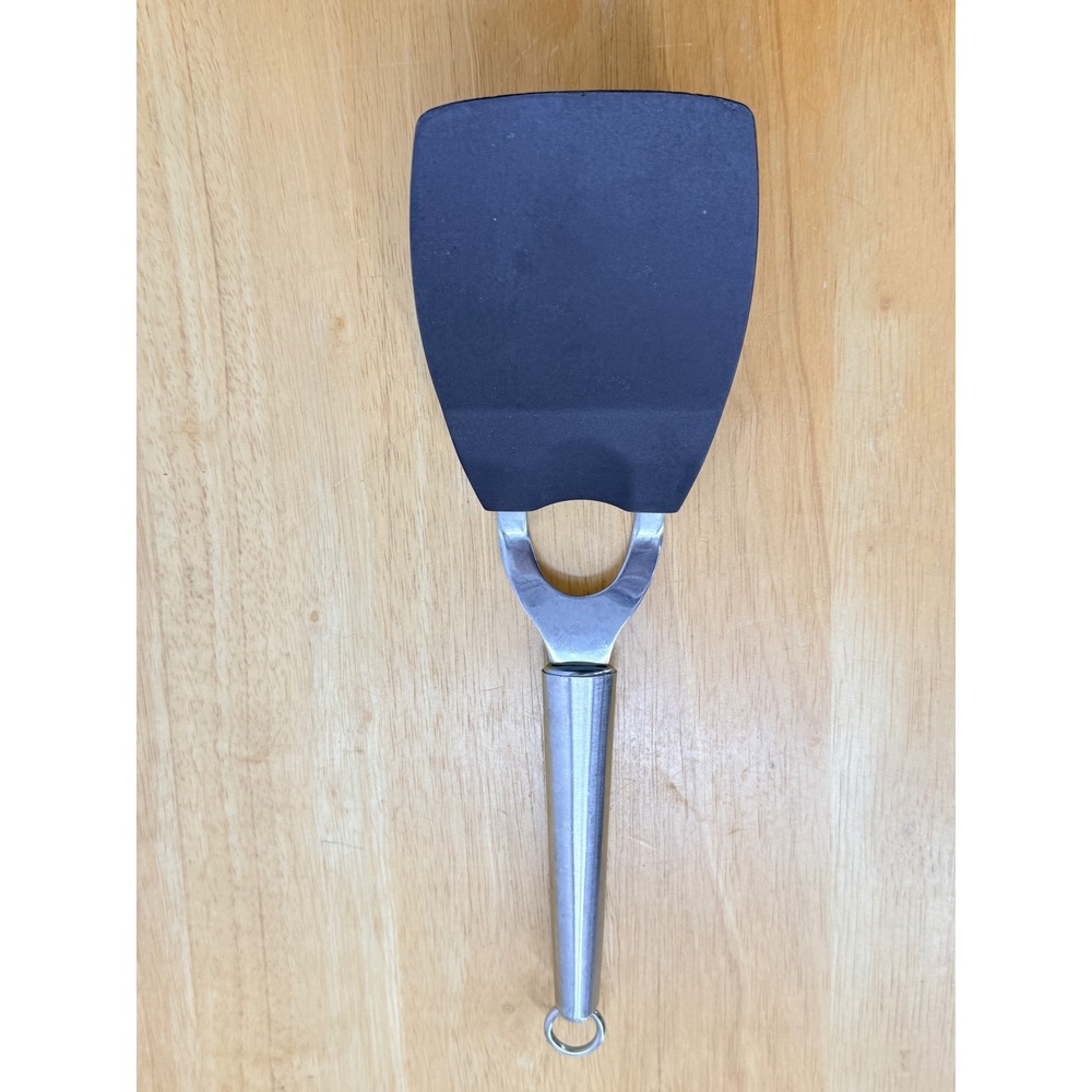 Oneida Stainless Steel Spatula Black Nylon Head Kitchen Turner 11831